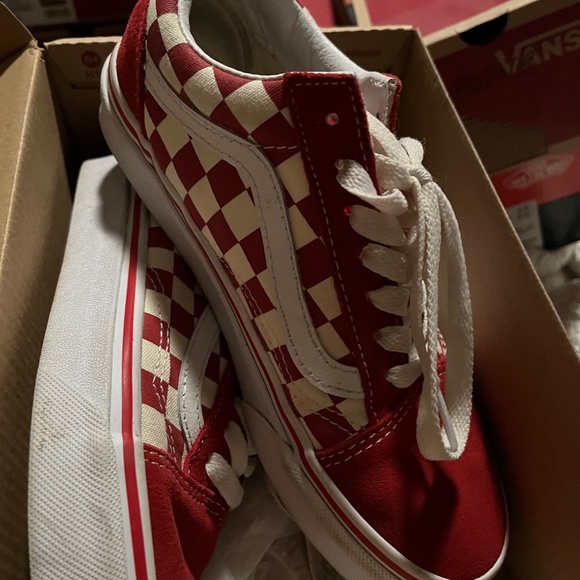 Exciting Red And White Checkered Vans Gallery